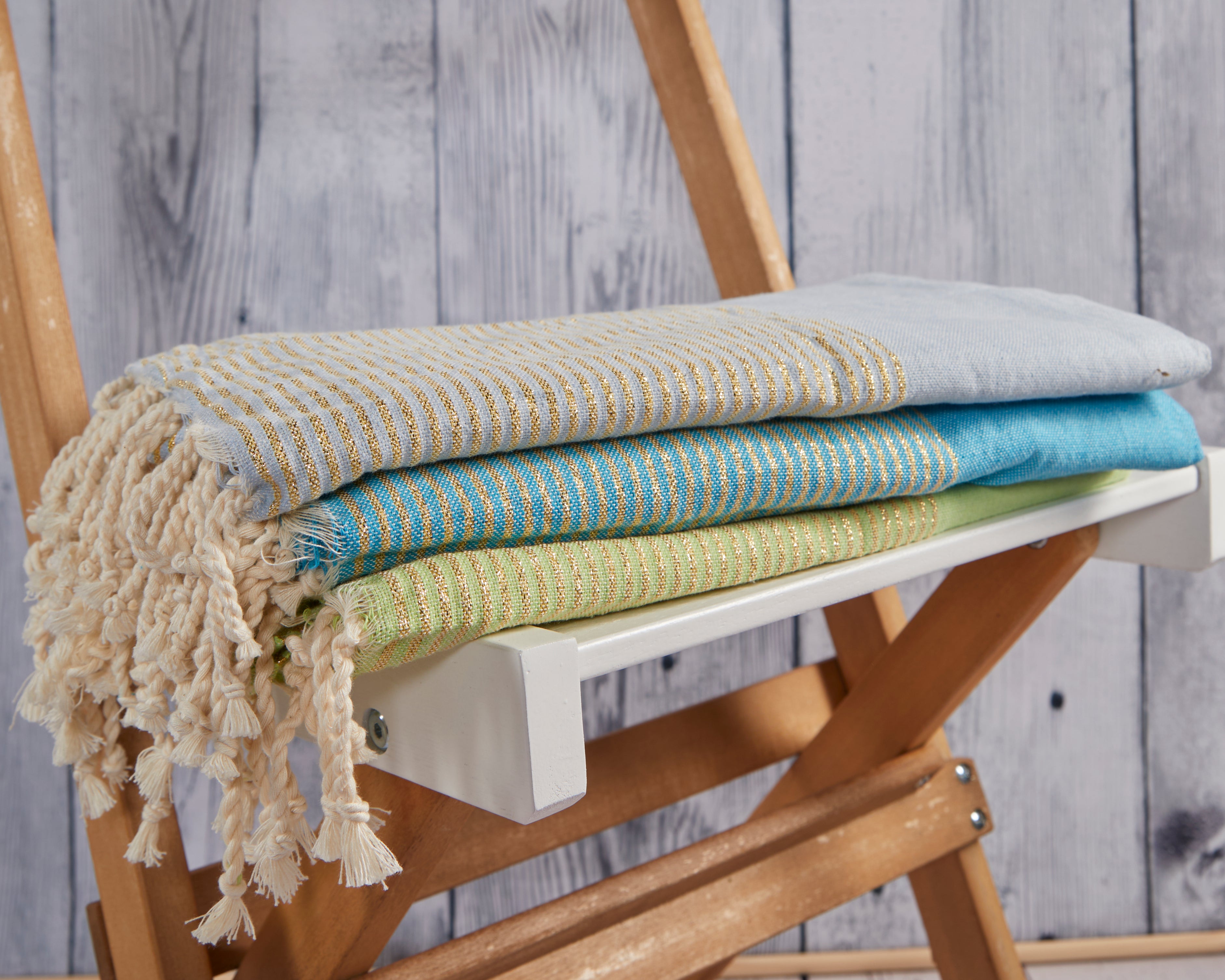 Fouta Tozeur – Serviette Traditionnelle en Coton Naturel