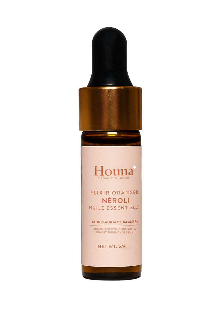 Huile essentielle de néroli fleur d'oranger flacon 5 ml Les Secrets de Houna